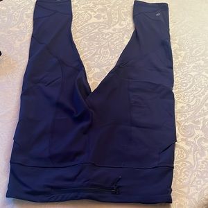 Lululemon leggings with sheer panels in back of calf. Never worn.